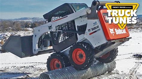 kids truck video skid steer|slide steer truck toon video.